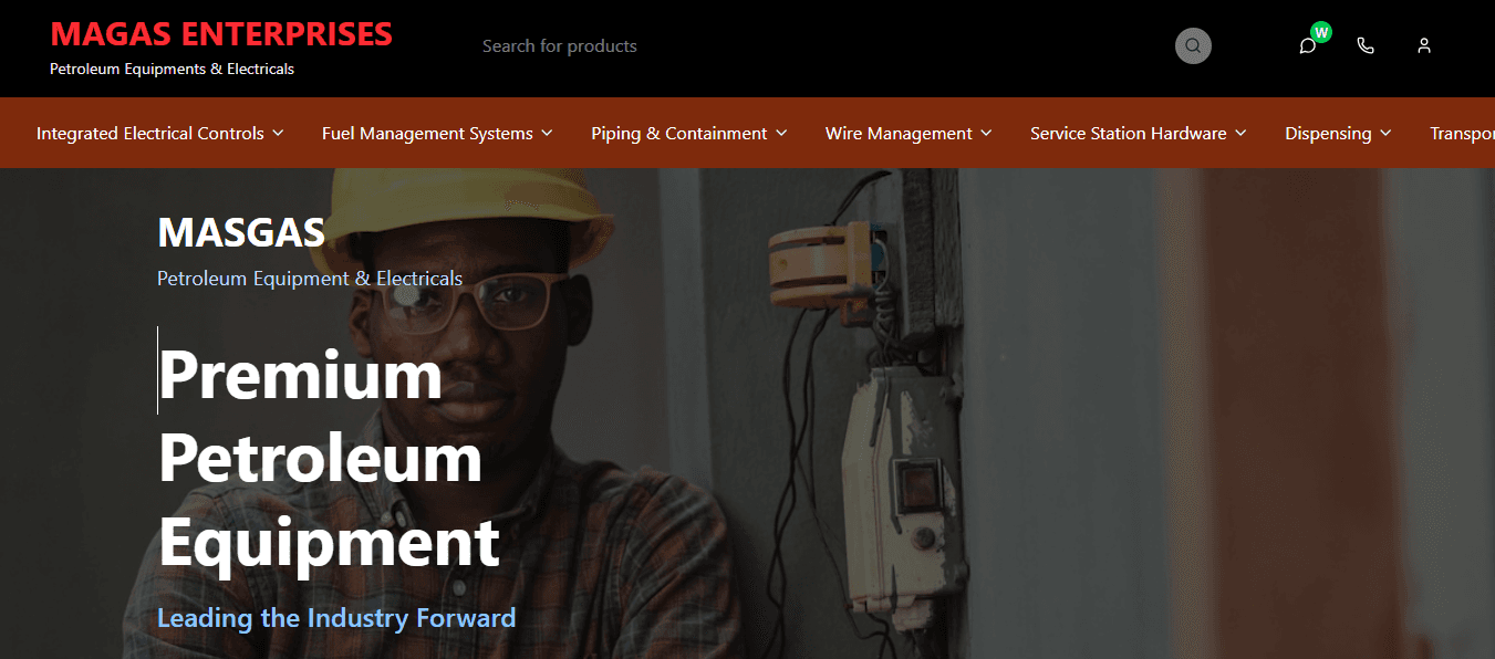 Project Masgas Enterprice Website
