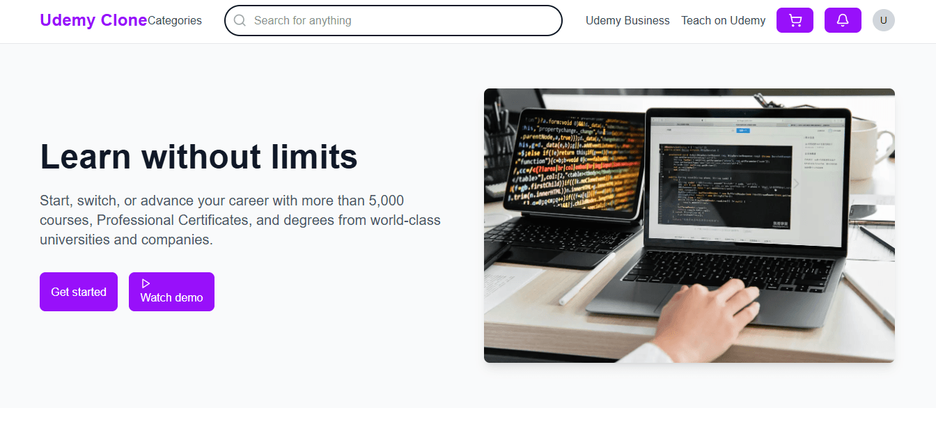 Project Udemy Clone